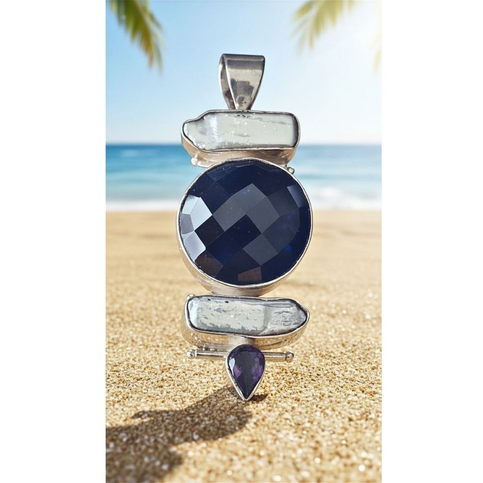 Trinity with Mother of Pearl Pendants