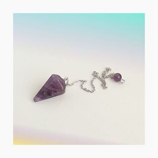 Amethyst Pendulum 6 sided 