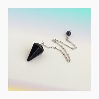 Black Onyx Pendulum 6 sided