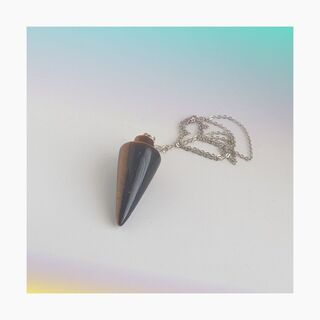 Tigers Eye Pendulum cone